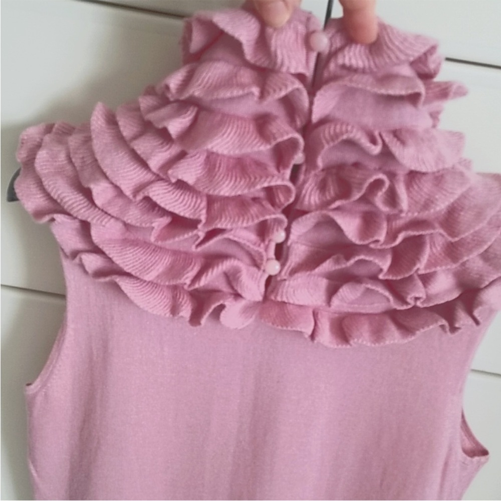 Magaschoni Ruffle Neck Sweater - Picture 4 of 10